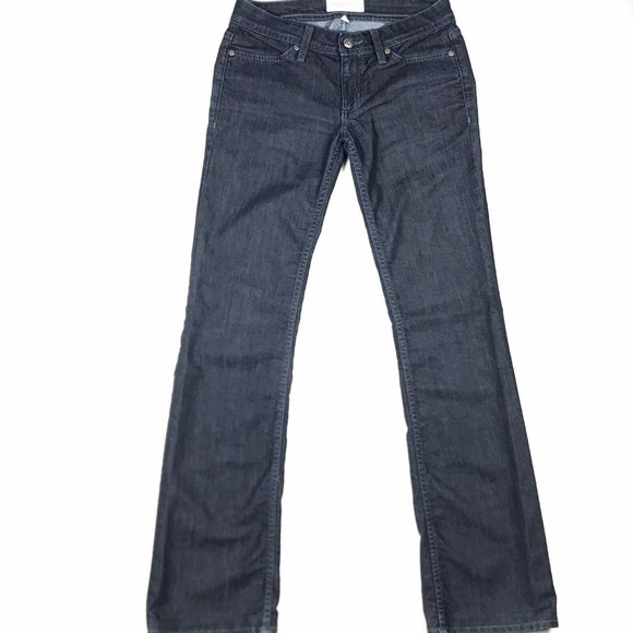 Habitual Women's Eventide Wide Leg Dark Wash Denim Jeans Size 26 - Picture 3 of 12